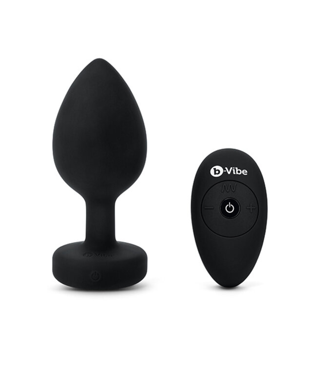 B-Vibe - Vibrerende Juwelen Plug XXL Black