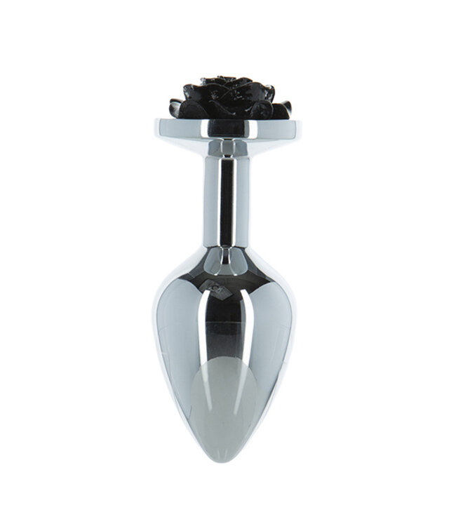 Lux Active - Metalen Butt Plug Black Rose