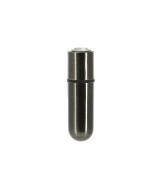 PowerBullet PowerBullet - First Class Mini Bulllet met Kristal 9 Standen Gun Metal