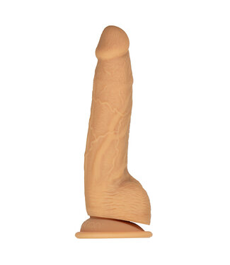 Naked Addiction Naked Addiction - Dual Density Silicone Dildo Caramel 20 cm