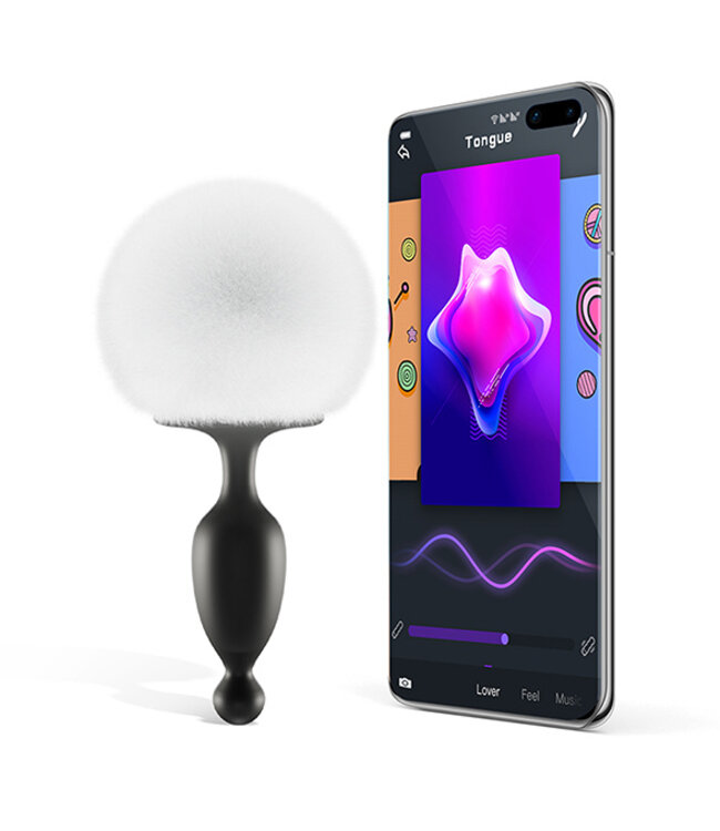 Magic Motion - Bunny App Controlled Vibrating Bunny Tail Anal Plug