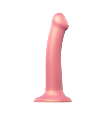 Strap-On-Me Strap-On-Me - Mono Density Dildo Metallic Shine Roze M