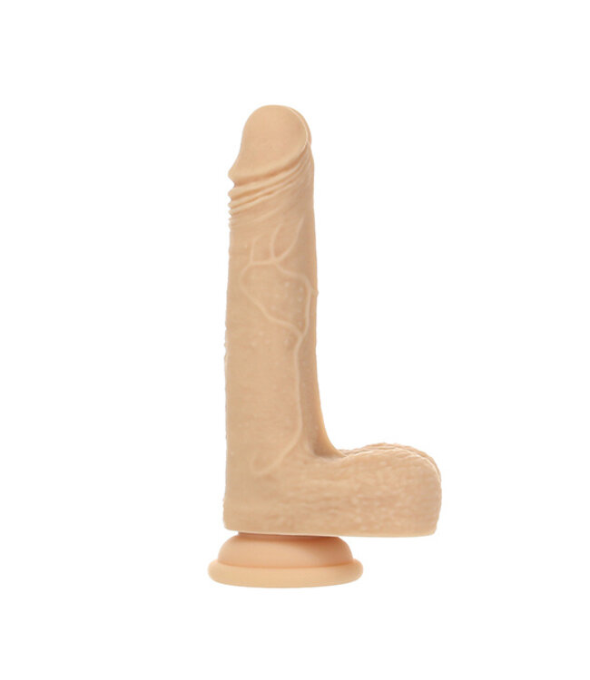 Naked Addiction - Roterende & Thrusting & Vibrerende Dong met Afst. 19 cm