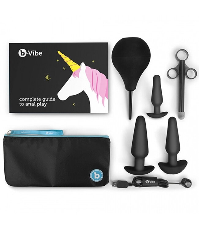 B-Vibe - Anaal Training & Educatie Set Zwart