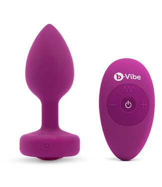 B-Vibe B-Vibe - Vibrerende Juwelen Plug S/M Roze