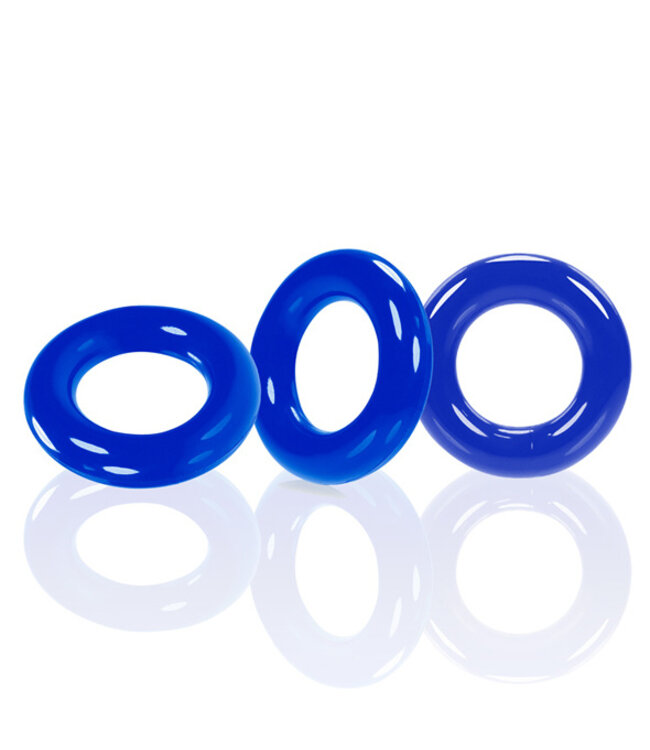 Oxballs - Willy Rings 3-pack Cockrings Blauw