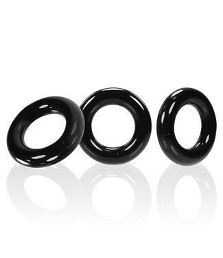 Oxballs Oxballs - Willy Rings 3-pack Cockrings Zwart