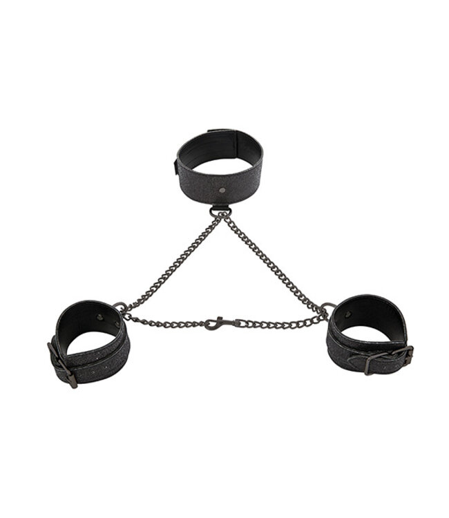 Sportsheets - Sex & Mischief Shadow Sparkle Halsband en Boeien Set