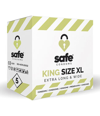 Safe SAFE - Condooms King Size XL Extra Long & Wide (5 stuks)