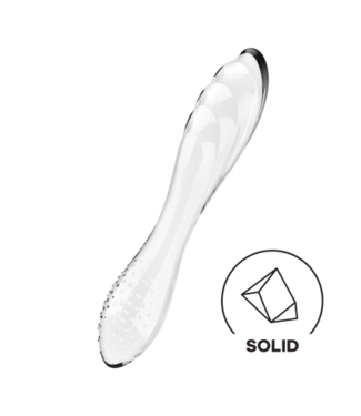 Satisfyer Dazzling Crystal 1 - Glass Dildo - Transparent