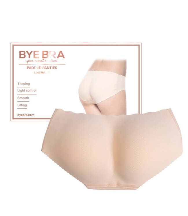 Bye Bra - Slip met Vulling Lage Taille Beige M