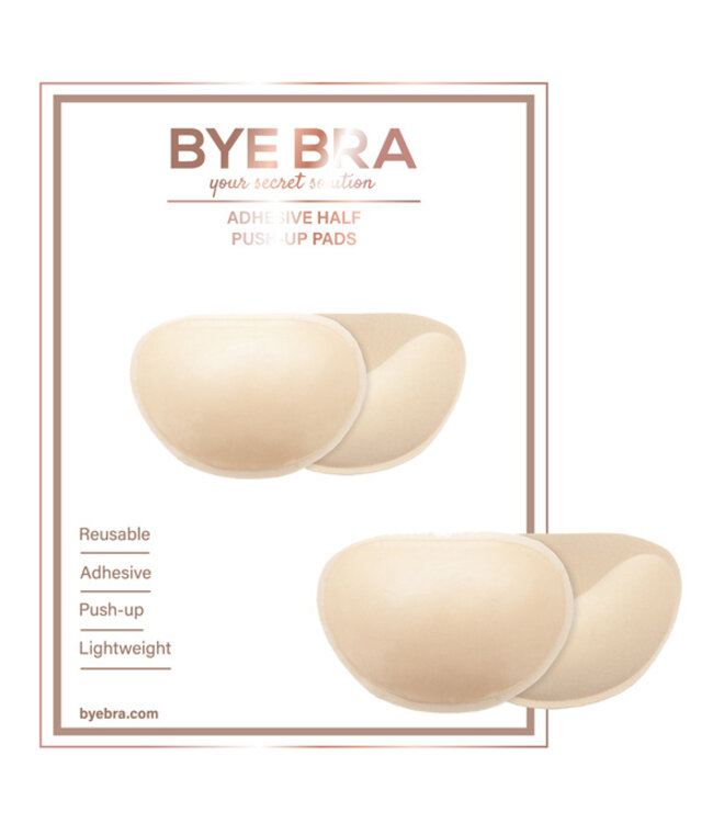 Bye Bra - Zelfklevende Push-Up Pads Lichte Huidskleur