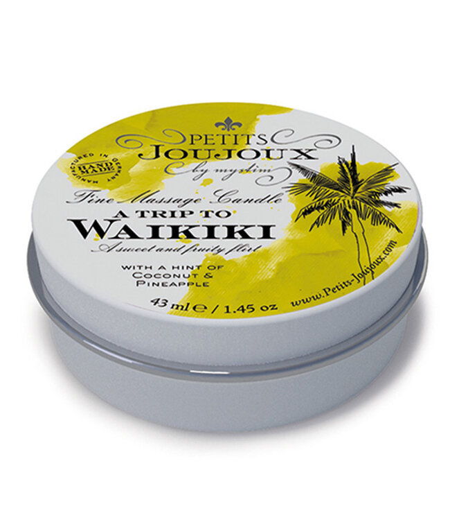 Petits Joujoux - Massagekaars Waikiki 33 gram