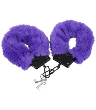 Doc Johnson Fluff Cuffs - Purple