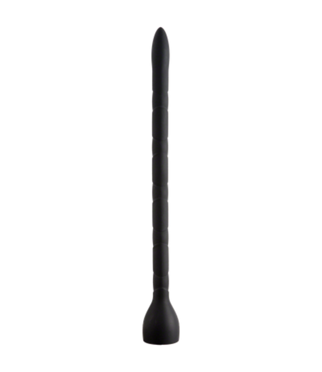 In Deep - Premium Silicone Anal Snake - Black