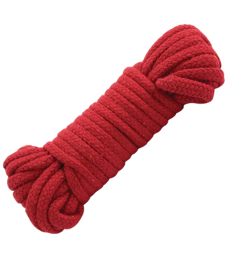 Doc Johnson Japanese Cotton Bondage Rope - Red