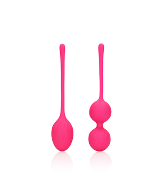 Loveline by Shots 2 Piece Thumping Kegel Ball Set - Wild Strawberry