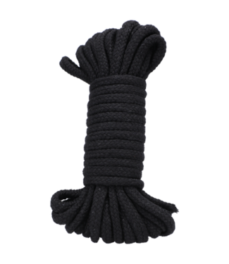 Doc Johnson Cotton Rope - 32 ft - Black