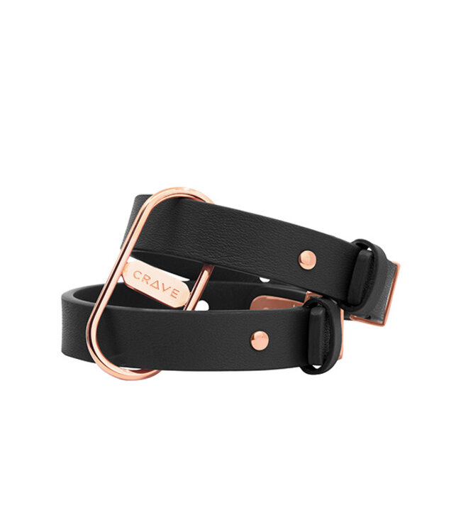 Crave - ICON Cuffs Black/Rose Gold