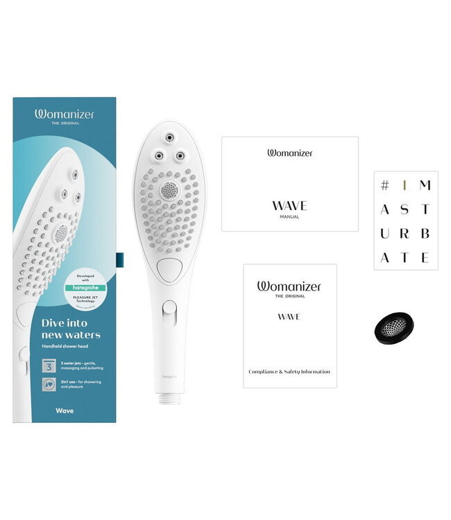 Womanizer Wave Chrome intimate shower head