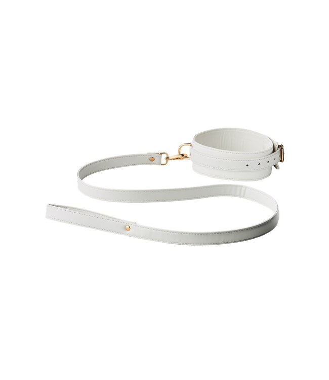 BLAZE ELITE COLLAR AND LEASH WHITE