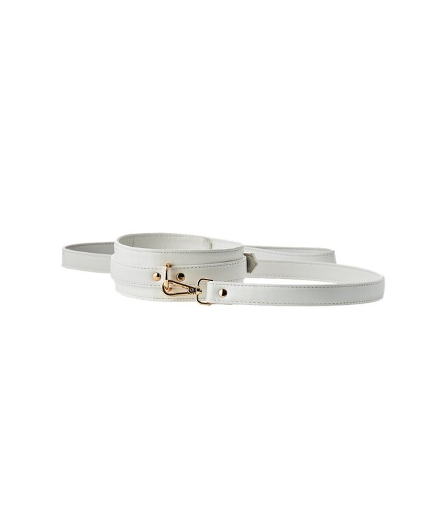 BLAZE ELITE COLLAR AND LEASH WHITE