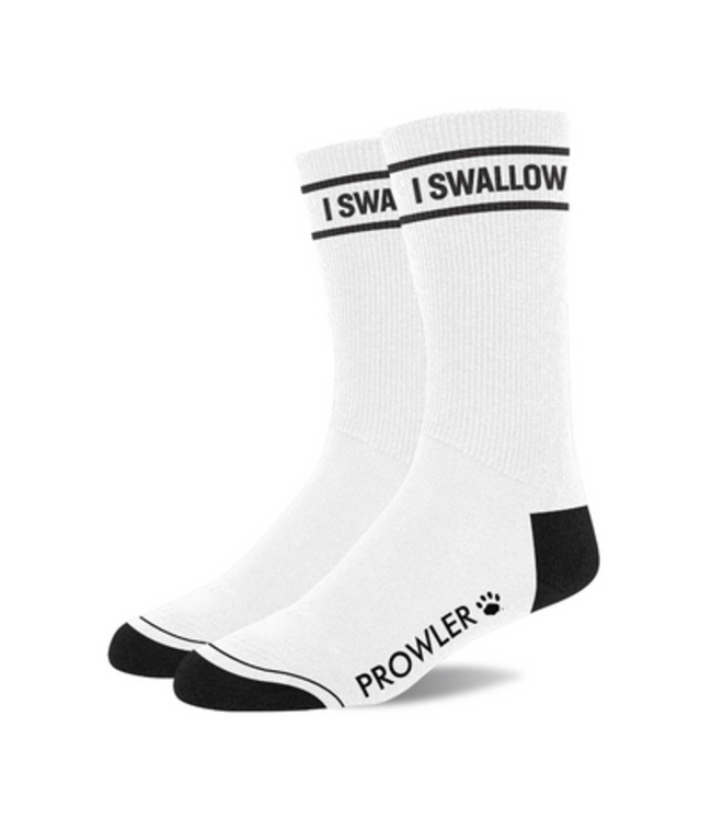 I Swallow Socks - White/Black