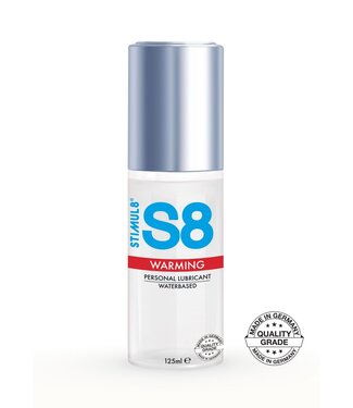 S8 Waterbased Warming Lube 125ml