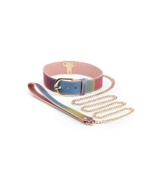 NS Novelties Spectra Bondage Collar & Leash