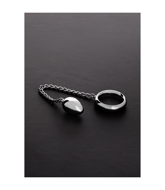 Steel by Shots Donut C-Ring Anal Egg - 1.8 x 1.8 / 45/45 mm