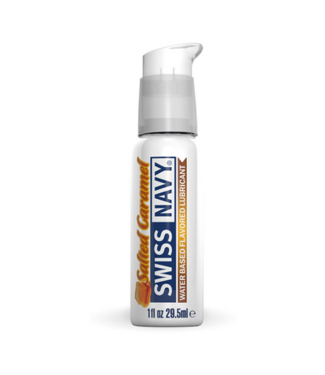 Swiss Navy Lubricant with Salted Caramel flavor - 1 fl oz / 30 ml