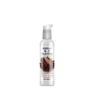 Swiss Navy 4 In 1 Lubricant with Chocolate Sensation Flavor - 4 fl oz / 118 ml