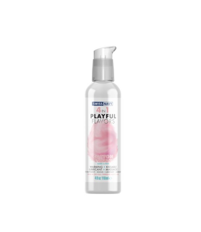 4 in 1 Lubricant with Cotton Candy Flavor - 4 fl oz / 118 ml