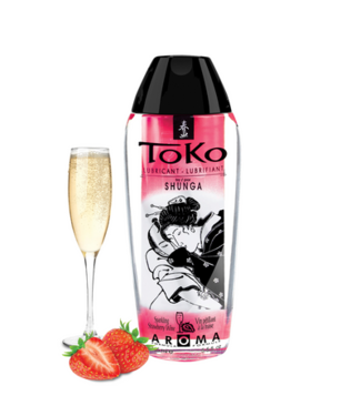 Shunga Toko Aroma - Strawberry Sparkling Wine - 5.5 fl oz / 165 ml