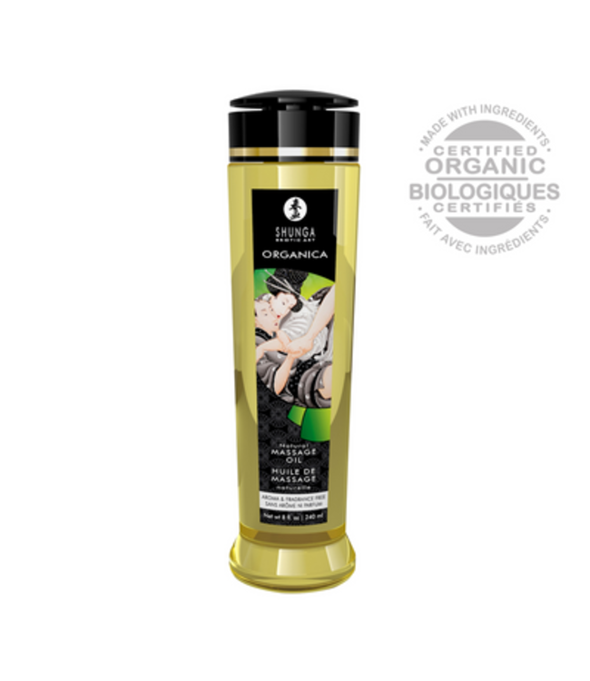 Organica Massage Oil - Natural - 8 fl oz / 240 ml