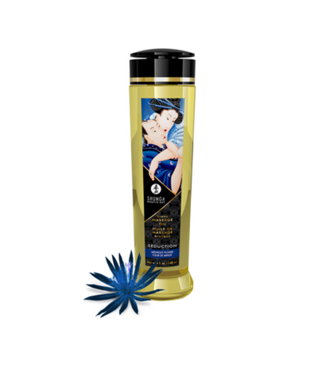 Erotic Massage Oil - Midnight Flower - 8 fl oz / 240 ml