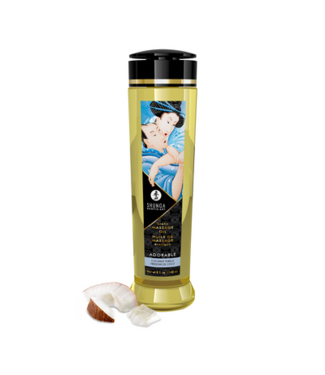 Shunga Erotic Massage Oil - Coconut Thrills - 8 fl oz / 240 ml