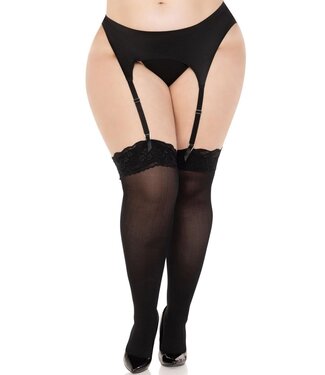 Leg Avenue Lace top opaque thigh highs +