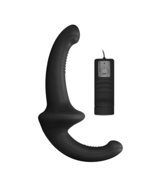Ouch! by Shots Vibrating Silicone Strapless Strap-On