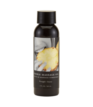 Earthly body Pineapple Edible Massage Oil - 2 fl oz / 60 ml