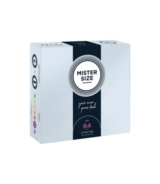 Mister Size Pure Feel - Condoms 64 mm - 36 Pack