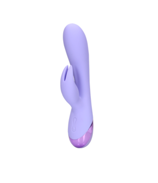 Loveline by Shots Smooth Silicone Rabbit Vibrator - Digital Lavender