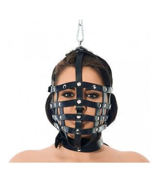 Rimba Rimba - Riemen masker met ophangring aan bovenzijde