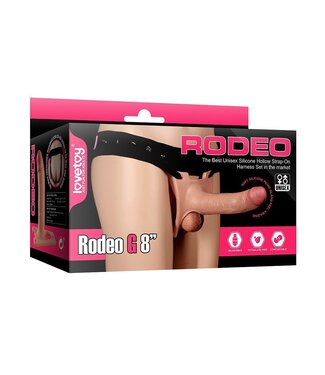 Rimba LoveToy - Strap-On Harness met Dildo 20 cm - Nude