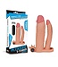 Rimba LoveToy - Pleasure X Tender Vibrating Double Penis Sleeve + 7.6 cm - Nude