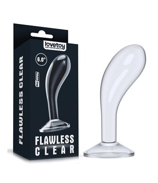 Rimba LoveToy - Flawless Clear - Prostaat Plug 15 cm