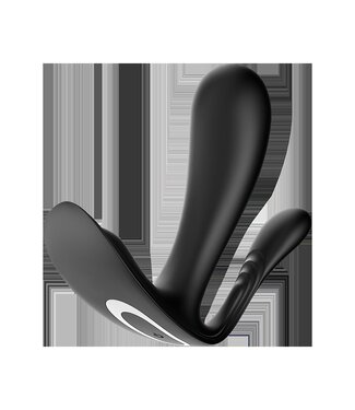 Rimba Satisfyer - Top Secret+ - Draagbare vibrator met anale stimulator - Zwart