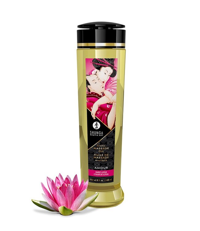 Shunga - Massage Olie - Sweet Lotus - 240 ml