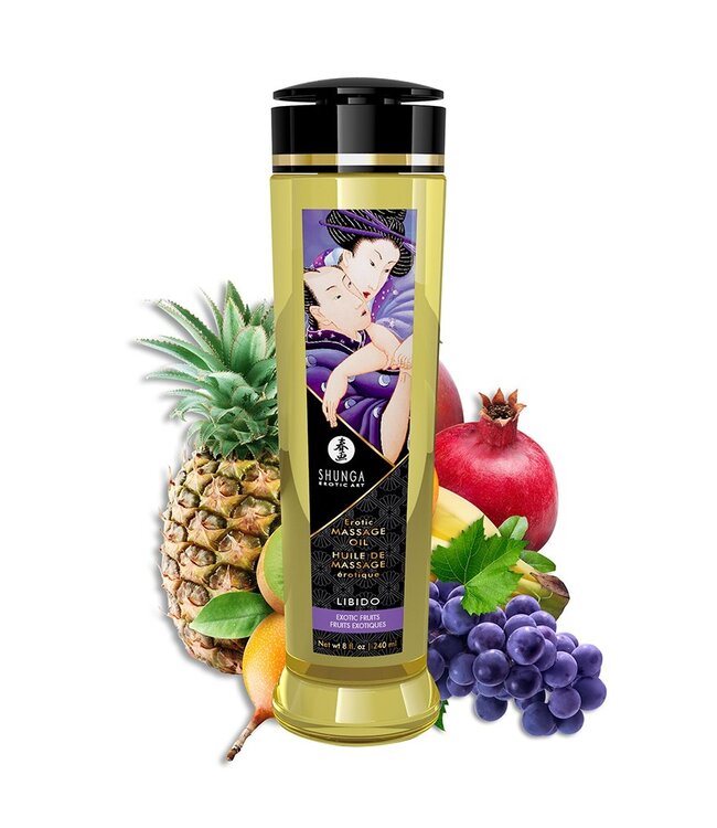 Shunga - Massage Olie - Libido Exotic Fruits - 240 ml