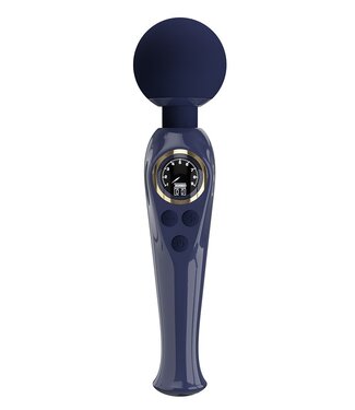 Rimba Pretty Love - Skyler - Wand Vibrator met Digitaal LED Display - Donkerblauw